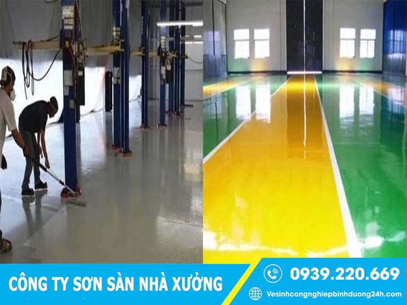 Công ty sơn sàn nhà xưởng giá rẻ tại Long An
