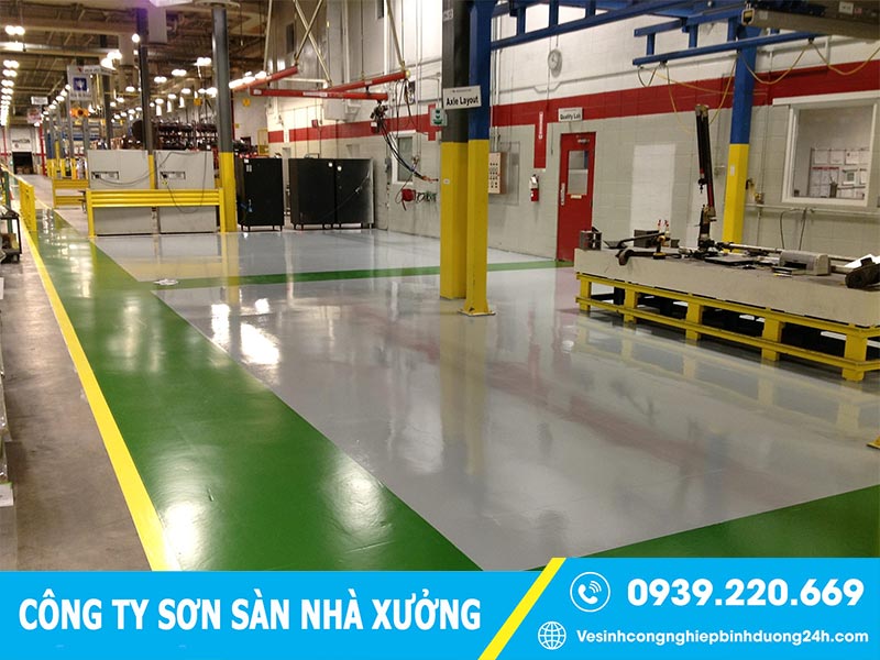Công ty sơn sàn nhà xưởng giá rẻ tại Thanh Hóa