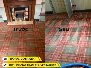 Sự khác biệt rõ rệt khi sử dụng dịch giặt thảm của Clean Up