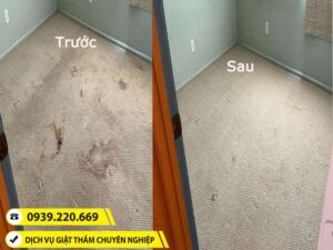 Chất lượng dịch vụ giặt thảm của Clean Up cho hiệu quả cao, diệt sạch vi khuẩn, nấm mốc