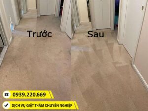 Clean Up áp dụng quy trình giặt thảm bài bản, cho hiệu quả làm sạch vượt mong đợi