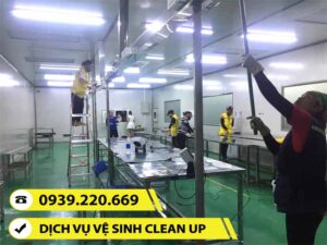 Clean Up đáp ứng nhu cầu sử dụng dịch vụ vệ sinh công nghiệp tại KCN Nhơn Trạch