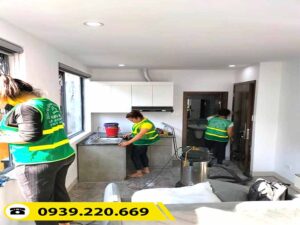 Clean Up - Dịch vụ vệ sinh công nghiệp sau xây dựng tại Nhà Bè uy tín