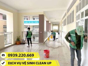 Clean Up - Dịch vụ vệ sinh công nghiệp sau xây dựng tại Quận 6 giá từ 5k/m2