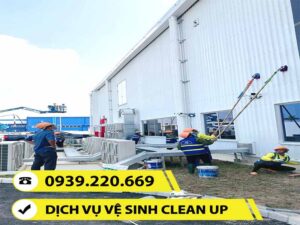 Tổng vệ sinh, dọn dẹp, làm sạch công trình trước khi sử dụng 