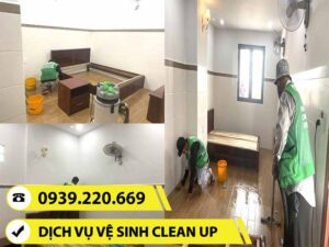 Nhà ở cần được vệ sinh sạch sẽ sau khi xây dựng