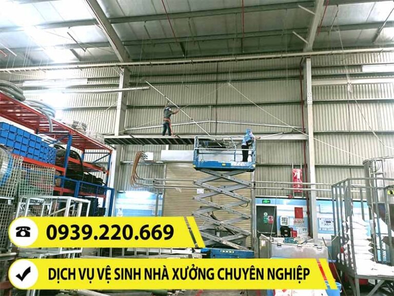 Dịch vụ quét màng nhện của Clean Up cam kết chất lượng, tiến độ và an toàn
