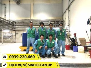 Clean Up sở hữu đội ngũ nhân viên lành nghề, được đào tạo bài bản về công việc