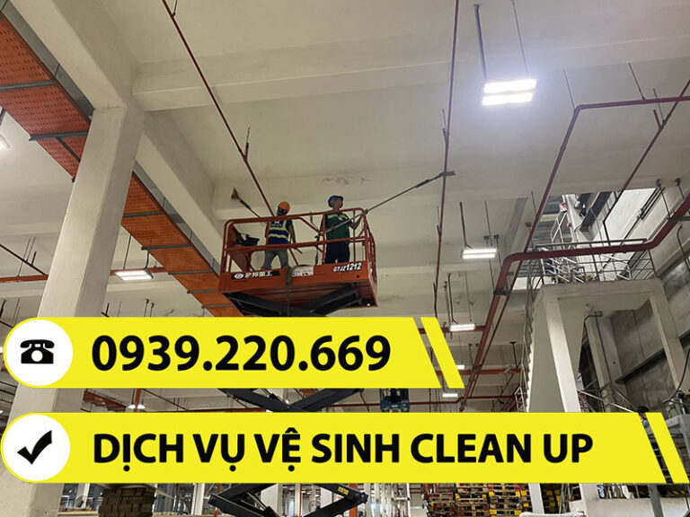 Clean Up đã có nhiều năm triển khai dịch vụ vệ sinh công nghiệp chất lượng, an toàn và hiệu quả