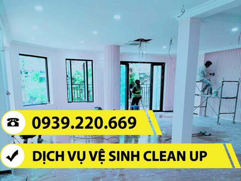 Clean Up - Sự lựa chọn hàng đầu cho khách hàng có nhu cầu vệ sinh công nghiệp