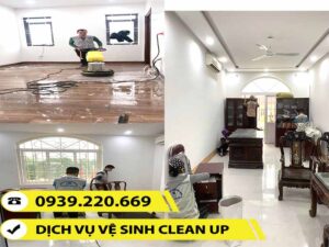 Quy trình vệ sinh công nghiệp sau xây dựng tại Yên Thành