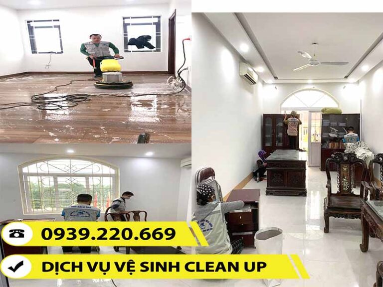Quy trình vệ sinh công nghiệp sau xây dựng tại Yên Thành