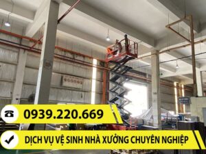 Clean Up triển khai đa dạng các hạng mục, gói vệ sinh nhà xưởng cho khách hàng dễ lựa chọn