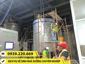 Nhà xưởng được vệ sinh sạch sẽ, toàn diện và an toàn