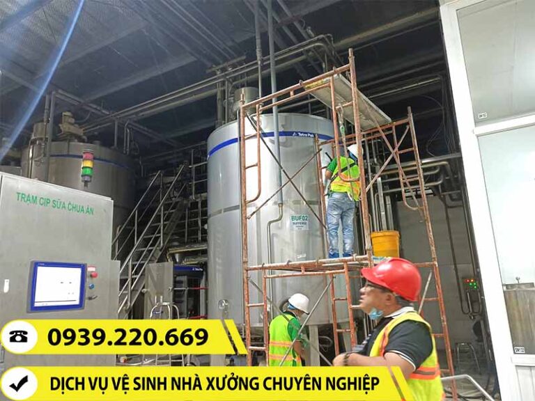 Nhà xưởng được vệ sinh sạch sẽ, toàn diện và an toàn