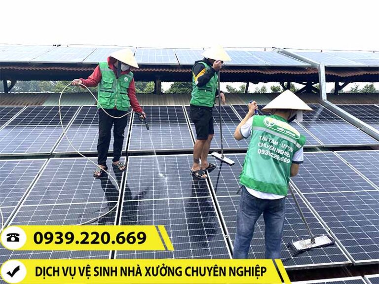 Clean Up - Chuyên cung cấp dịch vụ vệ sinh quét bụi màng nhện nhà xưởng tại KCN Long Khánh