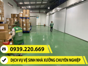 Clean Up - Dịch vụ vệ sinh nhà xưởng tại Mỹ Tho nhanh, sạch, giá cạnh tranh