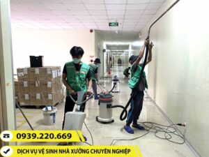 Clean Up đã có nhiều năm kinh nghiệm trong ngành vệ sinh nhà xưởng