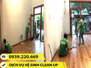 Dịch vụ vệ sinh công nghiệp sau xây dựng tại Quận 11