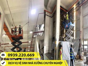 Clean Up triển khai dịch vụ vệ sinh nhà xưởng tại Tây Ninh cam kết nhanh, sạch, an toàn