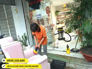 Dịch vụ giặt ghế sofa tại nhà