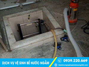 Thuê đơn vị vệ sinh bể ngầm để đảm bảo hiệu quả làm sạch tốt nhất