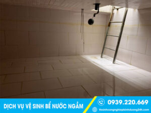 Thuê dịch vụ vệ sinh bể nước ngầm Biên Hòa gí rẻ, uy tín