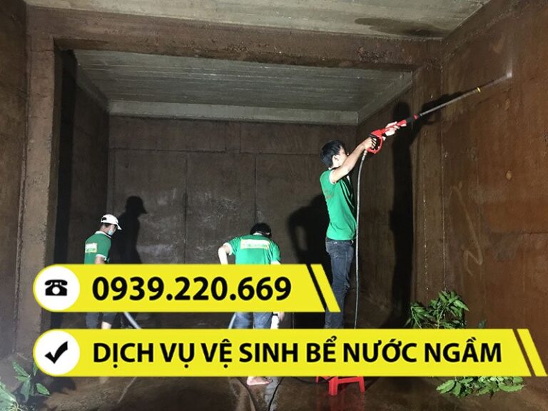 Clean Up - Dịch vụ vệ sinh bể nước ngầm tại Nhà Bè giá rẻ