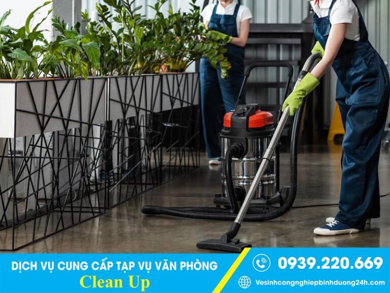 Clean Up triển khai tạp vụ phục vụ mọi khách hàng