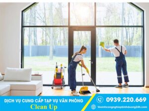 Clean Up - Công ty cung cấp tạp vụ tại Phú Giáo uy tín, chuyên nghiệp