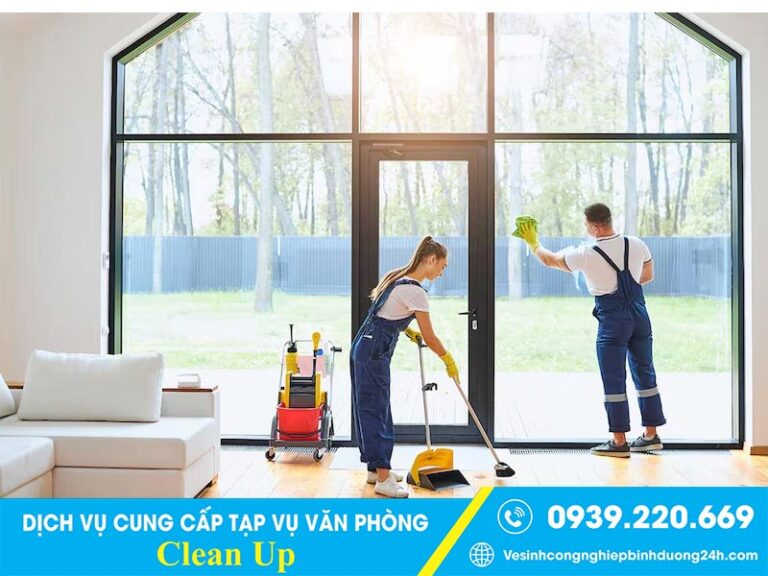 Clean Up - Công ty cung cấp tạp vụ tại Phú Giáo uy tín, chuyên nghiệp