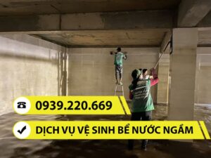 Clean Up - Dịch vụ vệ sinh bể nước ngầm tại Bà Rịa chuyên nghiệp, giá rẻ