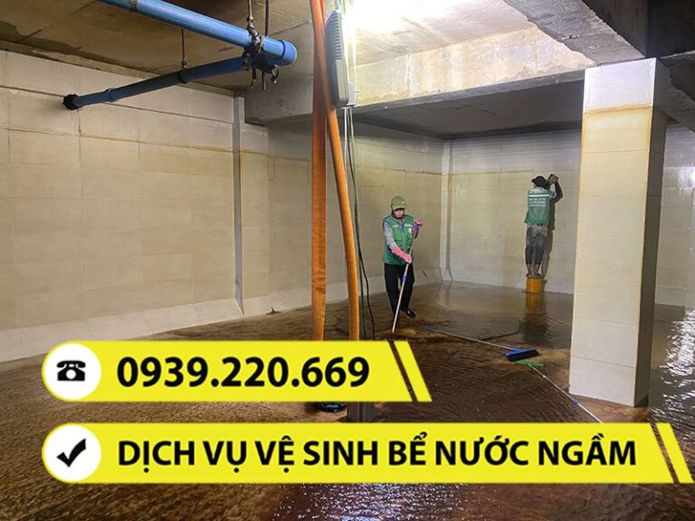 Bể nước ngầm cần được vệ sinh, thau rửa định kỳ