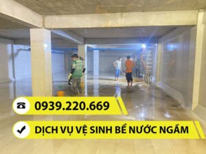 Dịch vụ vệ sinh, thau rửa bể ngầm tại Quận 8 giá phải chăng