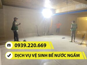 Clean Up nhận súc rửa bồn nước, bể ngầm tại Quận 9 cho mọi gia đình