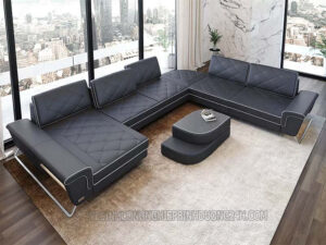 Những bộ sofa da thuộc sang trọng, tô điểm cho không gian