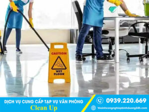 Clean Up - Cung ứng tạp vụ phục vụ mọi khách hàng