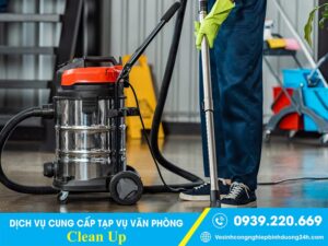 Clean Up - Công ty cung ứng tạp vụ tại Quận 12 uy tín, giá phải chăng