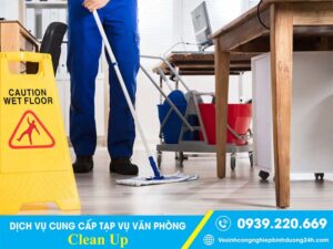Liên hệ Clean Up khi bạn cần thuê thợ tạp vụ văn phòng, nhà ở tại Quận 3 giá tốt nhất