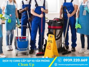 Thuê tạp vụ văn phòng, nhà ở tại Quận 5 liên hệ Clean Up