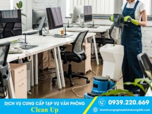 Clean Up triển khai quy trình cung ứng tạp vụ tại Thủ Đức bài bản