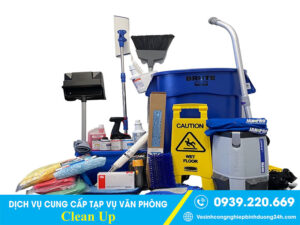 Clean Up có đủ máy móc, nguồn nhân lực dồi dào triển khai công việc tạp vụ tại Quận 2