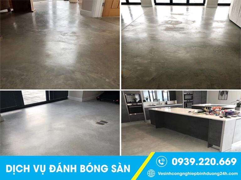 Dịch vụ đánh bóng nền bê tông tại Bình Phước giá rẻ