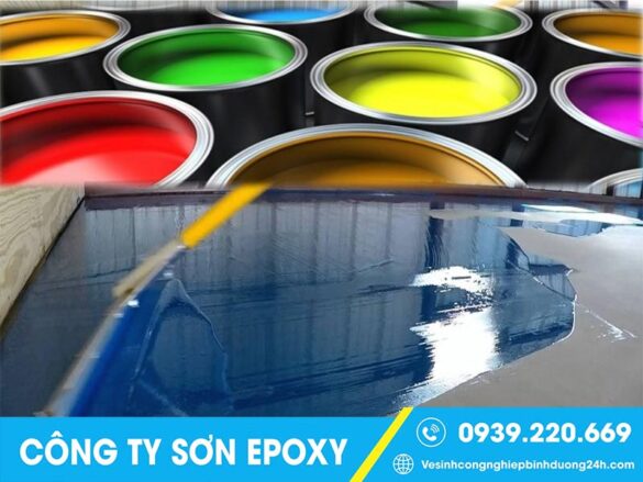 Sơn Eopxy cho độ bền, sàn sáng bóng theo thời gian