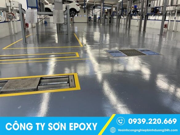 Dịch vụ thi công sơn Epoxy nhà xưởng giá rẻ tại Hải Phòng
