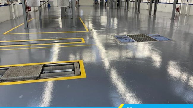 Dịch vụ thi công sơn Epoxy nhà xưởng giá rẻ tại Hải Phòng