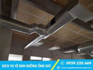Dịch vụ vệ sinh hệ thống đường ống gió nhà xưởng tại Bình Dương giá rẻ, uy tín