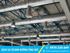 Vệ sinh hệ thống đường ống thông gió nhà xưởng tại Tây Ninh