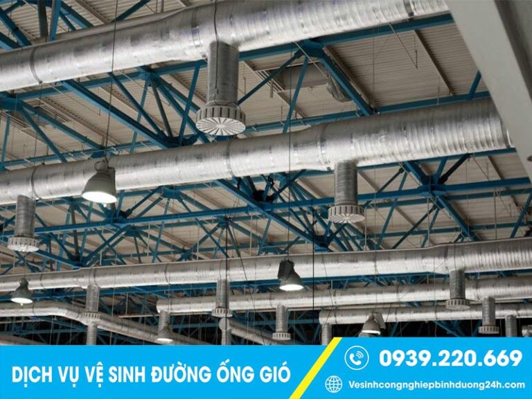 Vệ sinh hệ thống đường ống thông gió nhà xưởng tại Tây Ninh