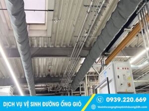 Công Ty vệ sinh hệ thống ống gió nhà xưởng tại Long An #1